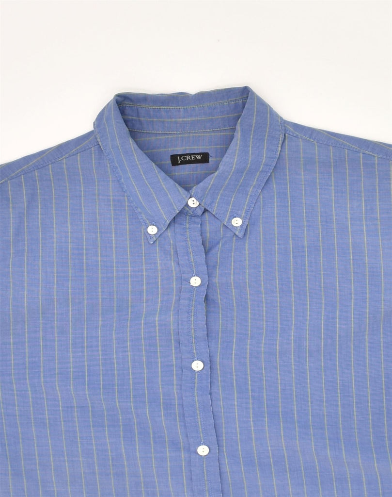 J. CREW Mens Shirt Small Blue Pinstripe | Vintage J. Crew | Thrift | Second-Hand J. Crew | Used Clothing | Messina Hembry 