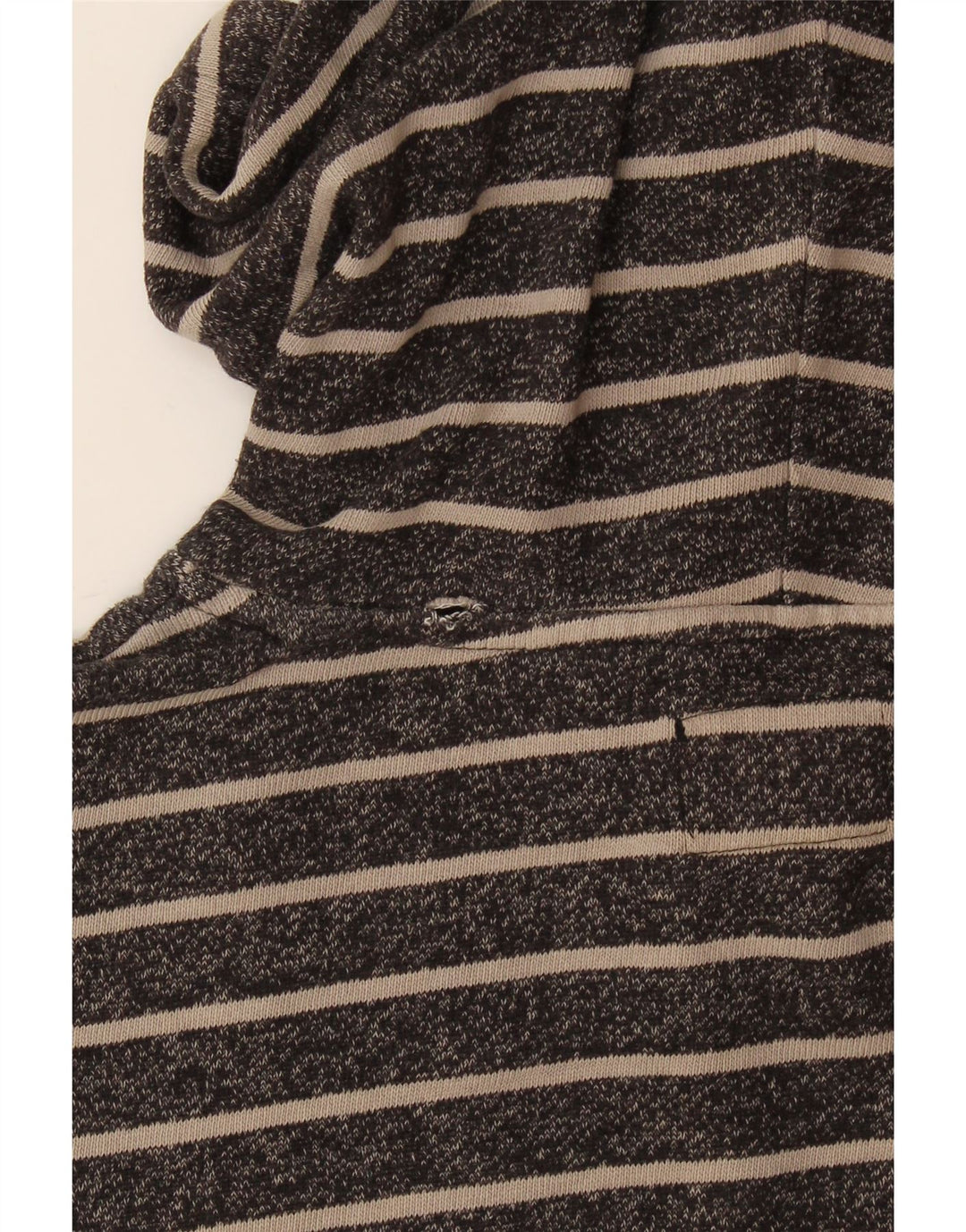 Rip Curl Womens Oversized Hoodie Jumper UK 10 Small Grey Striped