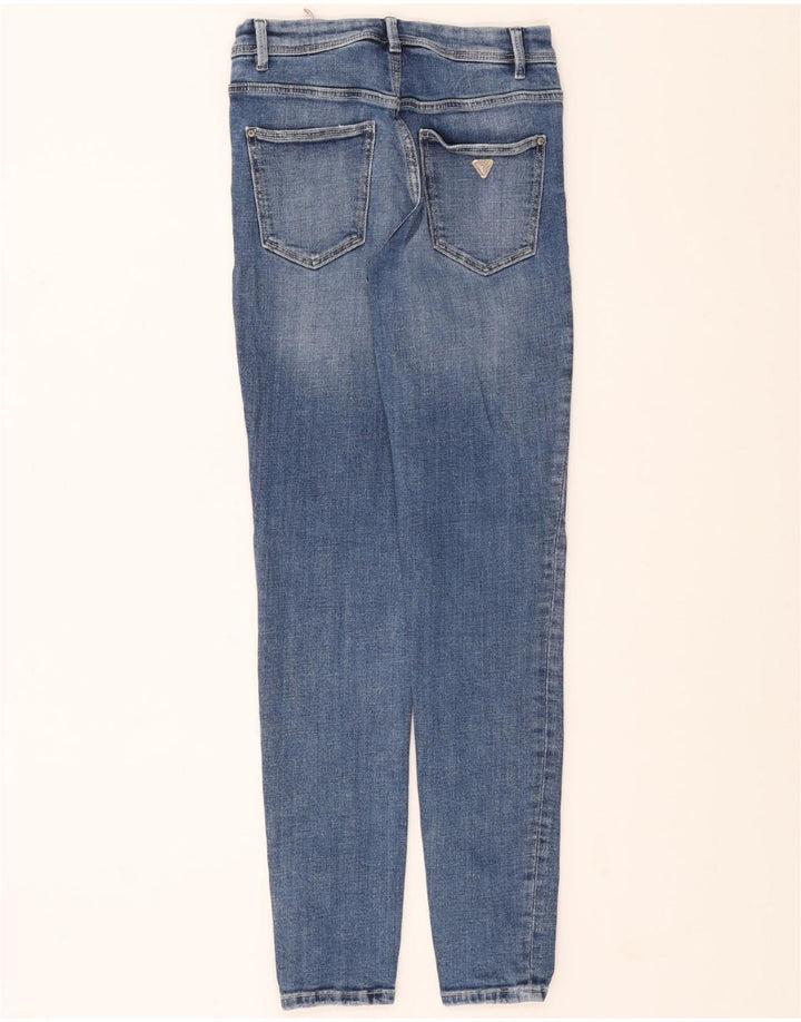 GUESS Womens Skinny Jeans W25 L29 Blue Polyester Vintage Guess and Second-Hand Guess from Messina Hembry 