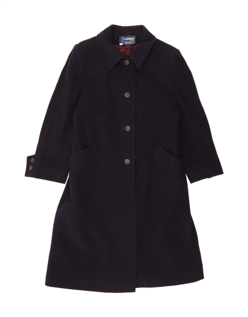 LAMPERT Womens Loose Fit Overcoat UK 18 XL Navy Blue Wool Vintage Lampert and Second-Hand Lampert from Messina Hembry 