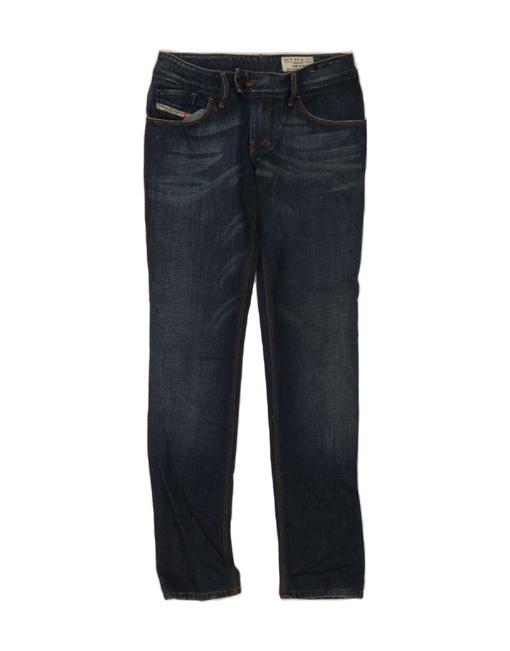 DIESEL Womens Nevy Straight Jeans W24 L32 Blue Cotton Vintage Diesel and Second-Hand Diesel from Messina Hembry 