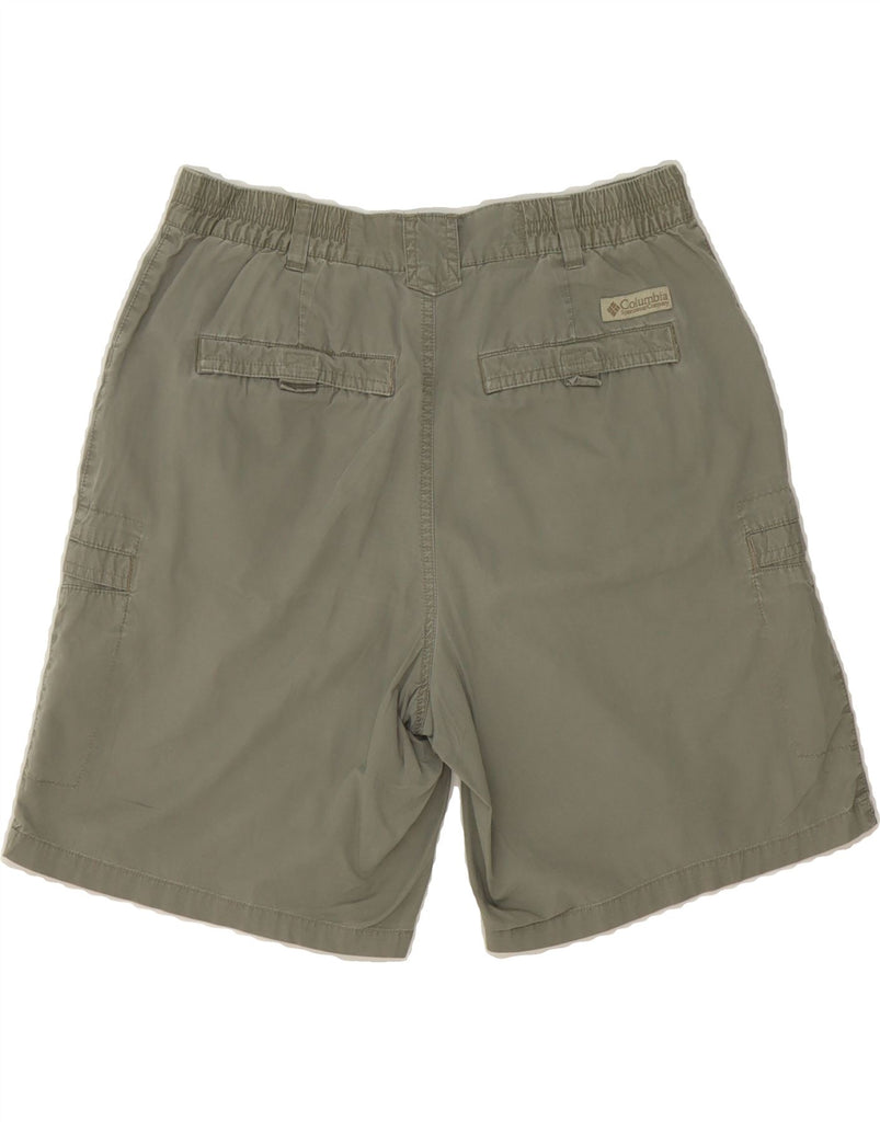COLUMBIA Womens Cargo Shorts US 8 Medium W32 Khaki Cotton Vintage Columbia and Second-Hand Columbia from Messina Hembry 