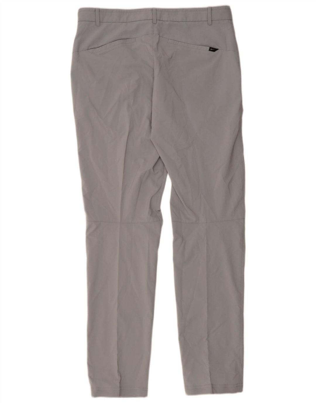 NIKE Mens Dri Fit Straight Chino Trousers W34 L34 Grey Polyester