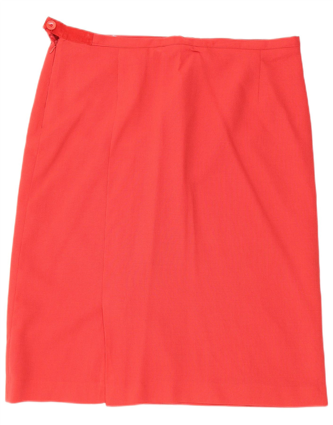 VALENTINO Womens Miss V Straight Skirt IT 50 XL W36  Red
