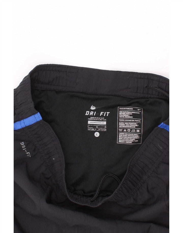 Nike Boys Inter Milan Sport Shorts 12-13 Years Large Black Polyester