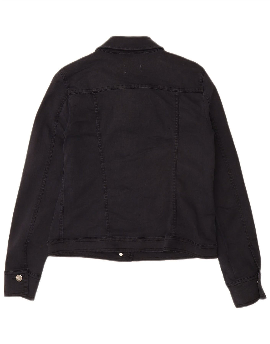 MARELLA Womens Denim Jacket UK 10 Small Navy Blue