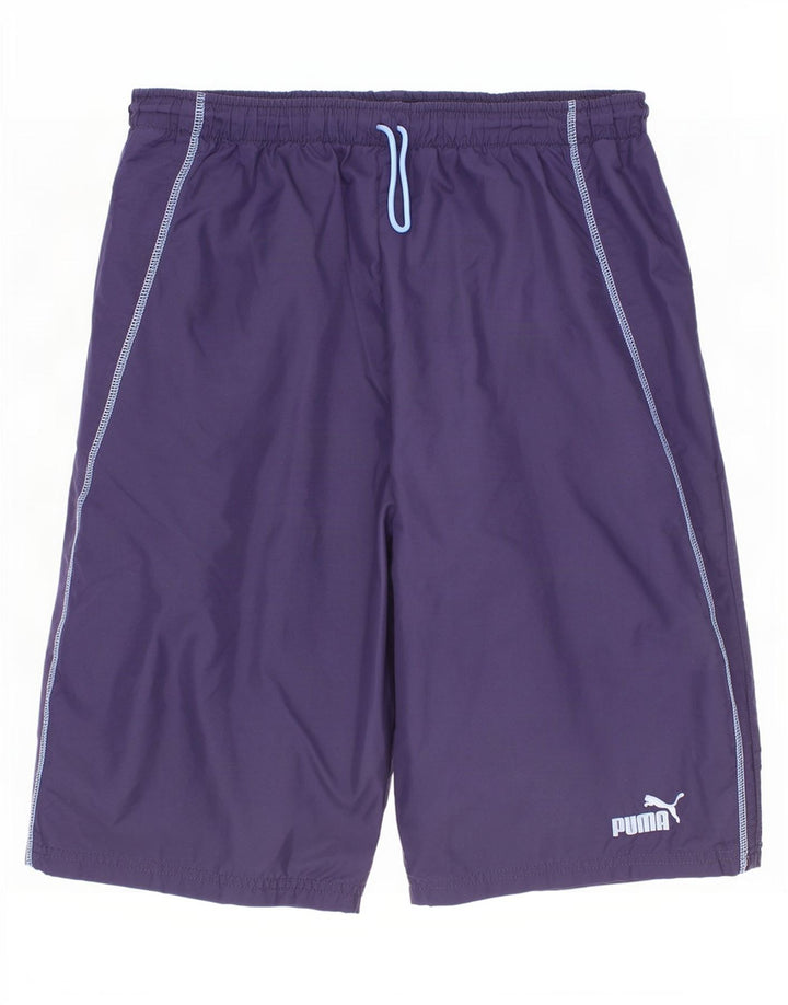 Puma Boys Sport Shorts 13-14 Years Navy Blue