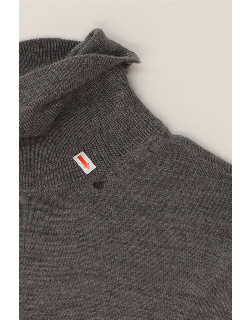 TOMMY HILFIGER Mens Roll Neck Jumper Sweater XL Grey Merino Wool Vintage Tommy Hilfiger and Second-Hand Tommy Hilfiger from Messina Hembry 