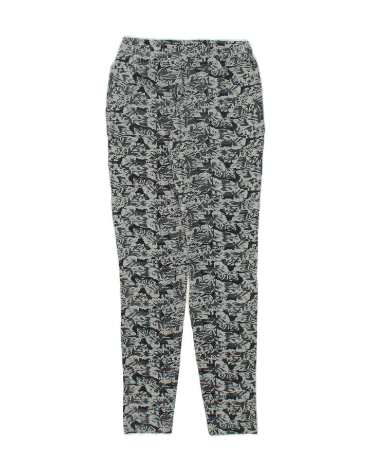 ELLESSE Womens Abstract Pattern Tracksuit Trousers UK 8 Small  Grey Vintage Ellesse and Second-Hand Ellesse from Messina Hembry 