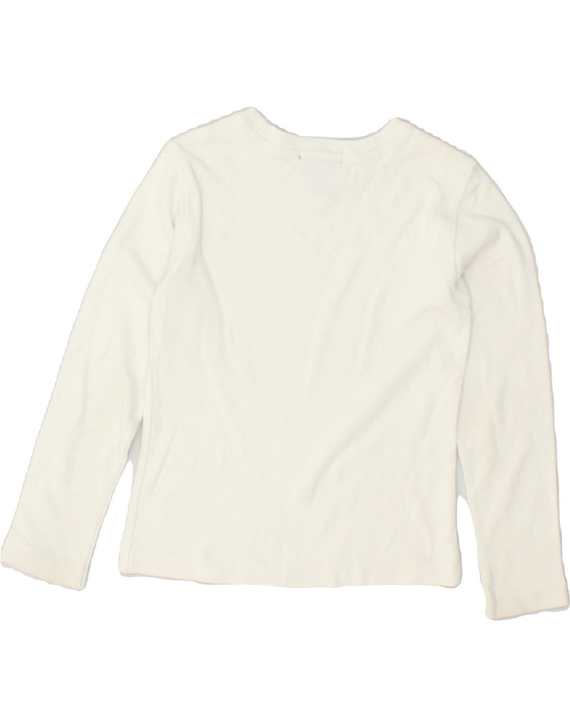 RALPH LAUREN Girls Top Long Sleeve 4-5 Years White Cotton | Vintage Ralph Lauren | Thrift | Second-Hand Ralph Lauren | Used Clothing | Messina Hembry 