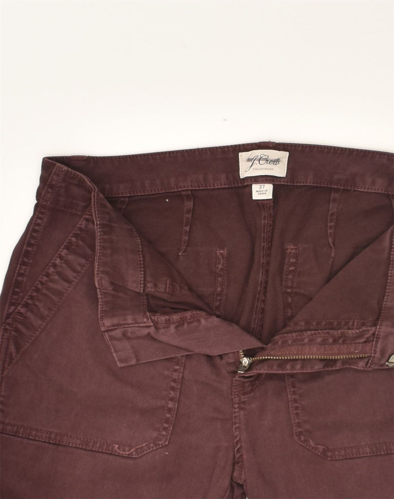 J. CREW Womens Slim Chino Trousers W27 L27 Brown Cotton | Vintage J. Crew | Thrift | Second-Hand J. Crew | Used Clothing | Messina Hembry 