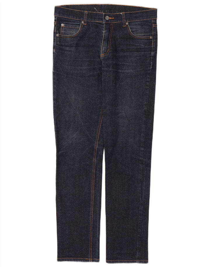 CHEAP MONDAY Mens Slim Jeans W32 L31 Navy Blue Cotton