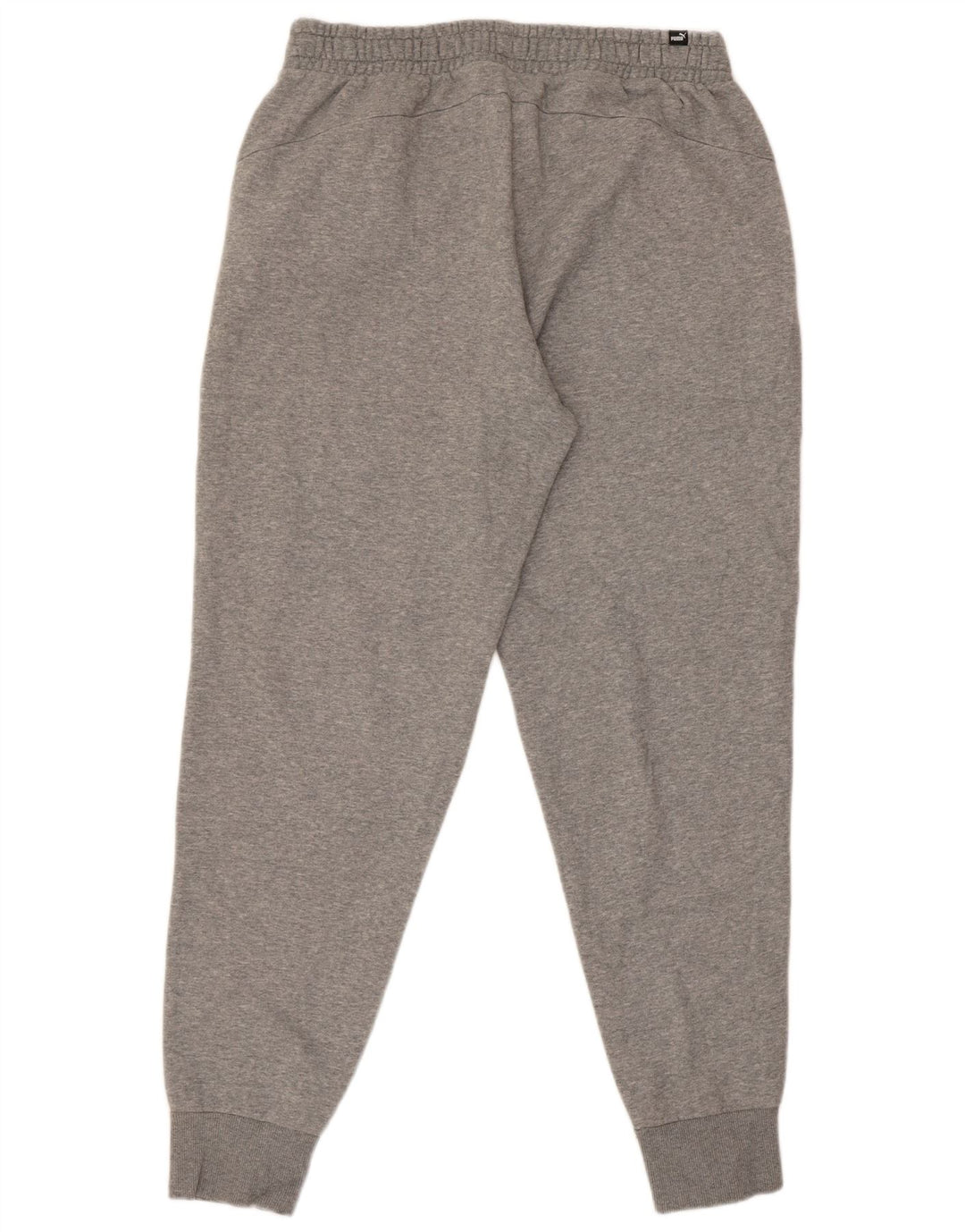 Puma Mens Graphic Tracksuit Trousers Joggers Large Grey Cotton