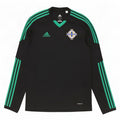 Adidas Mens Irish Football Top Long Sleeve Medium Black Polyester