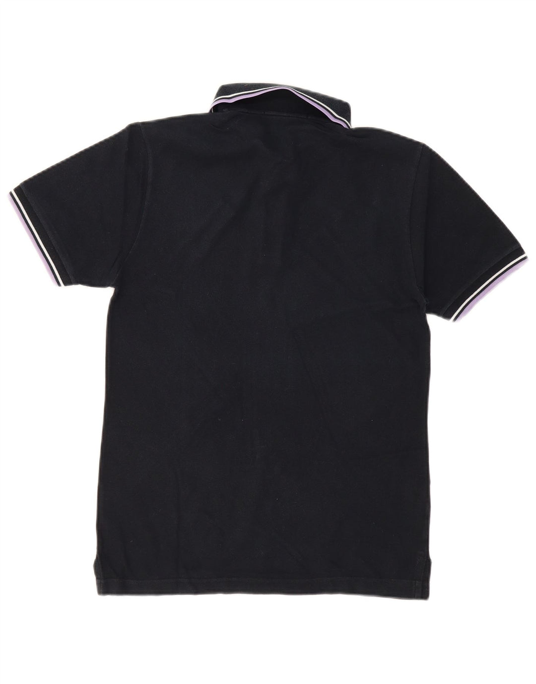 FRED PERRY Mens Polo Shirt Small Black Cotton