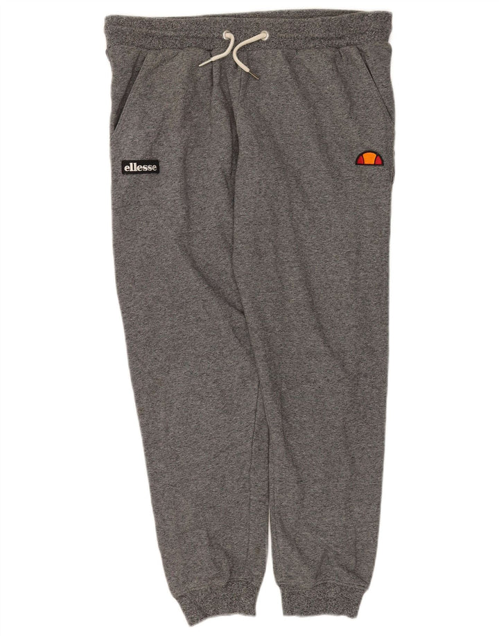 Ellesse Womens Tracksuit Trousers Joggers UK 12 Medium Grey Colourblock