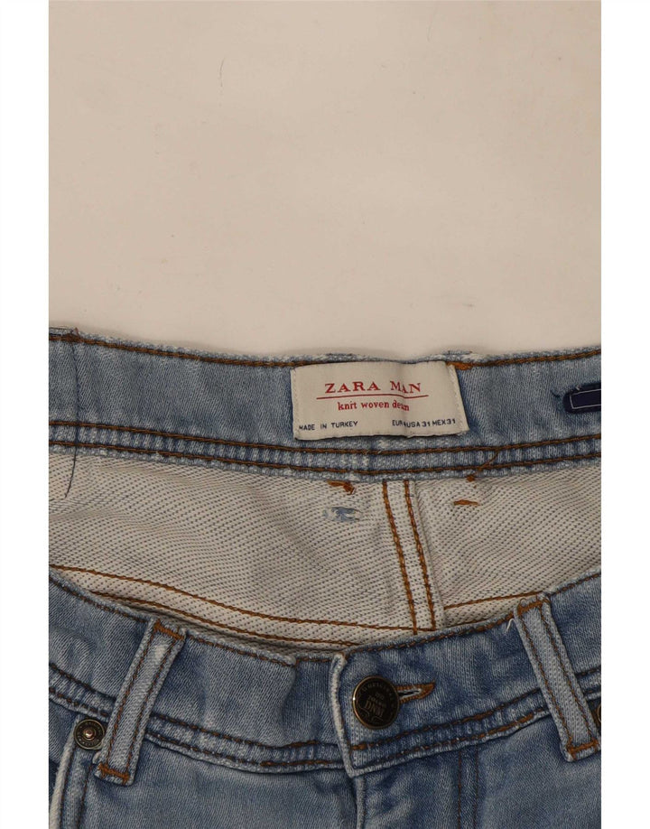 Zara Mens Slim Jeans EU 40 Medium W31 L31 Blue