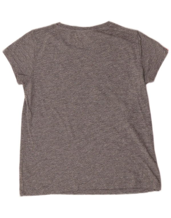 Superdry Mens Regular Graphic T-Shirt Top XS Grey Cotton
