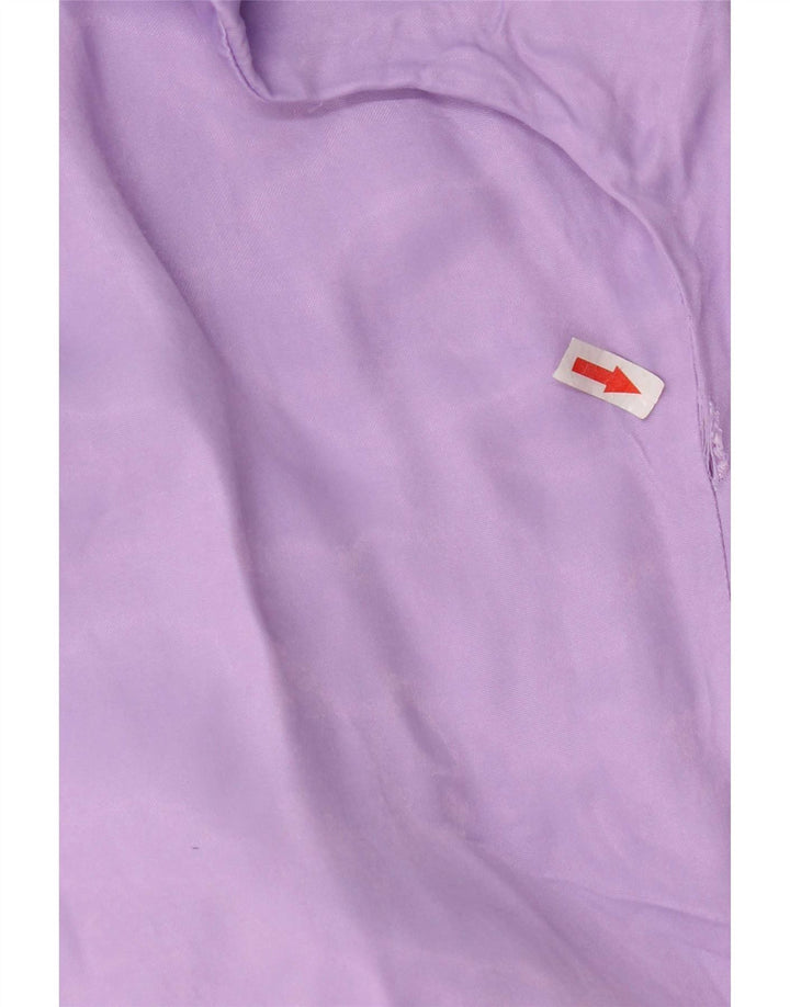 Zara Womens Oversized Shirt Blouse UK 10 Small Purple