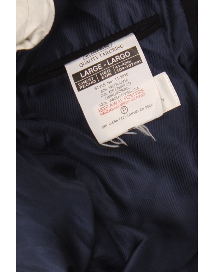 Mens 3 Button Blazer Jacket UK 40 Large