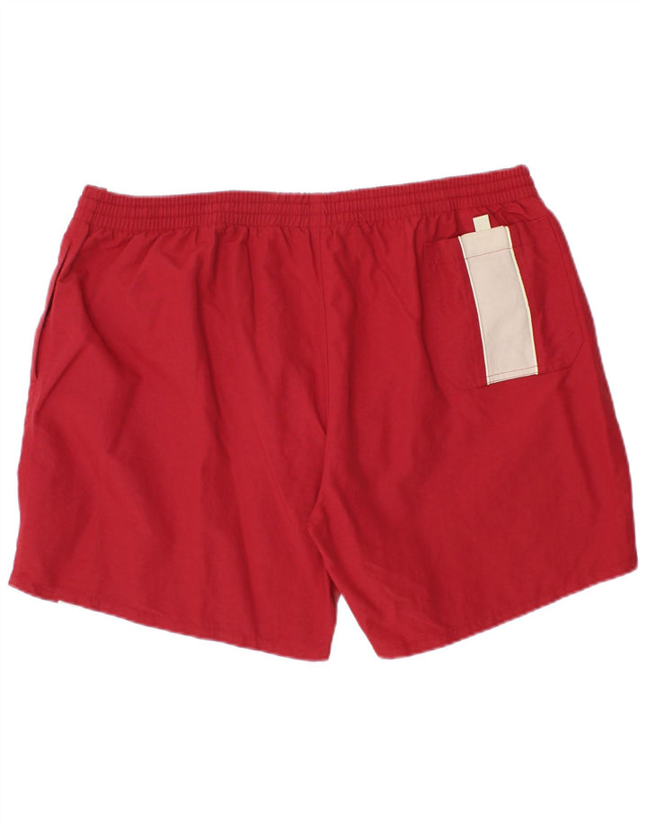Sergio Tacchini Mens Swimming Shorts 2XL Red Colourblock Polyamide