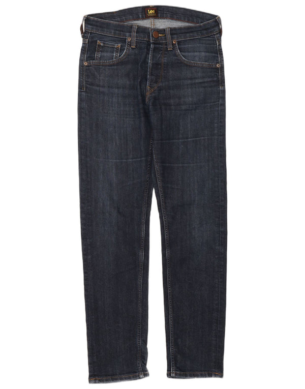 Lee Mens Daren Slim Jeans W29 L32 Navy Blue Cotton