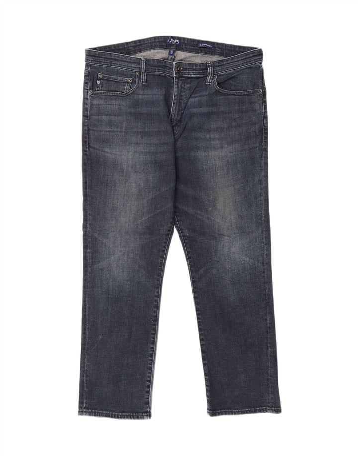 CHAPS Mens Slim Straight Jeans W38 L30 Blue Cotton Vintage Chaps and Second-Hand Chaps from Messina Hembry 