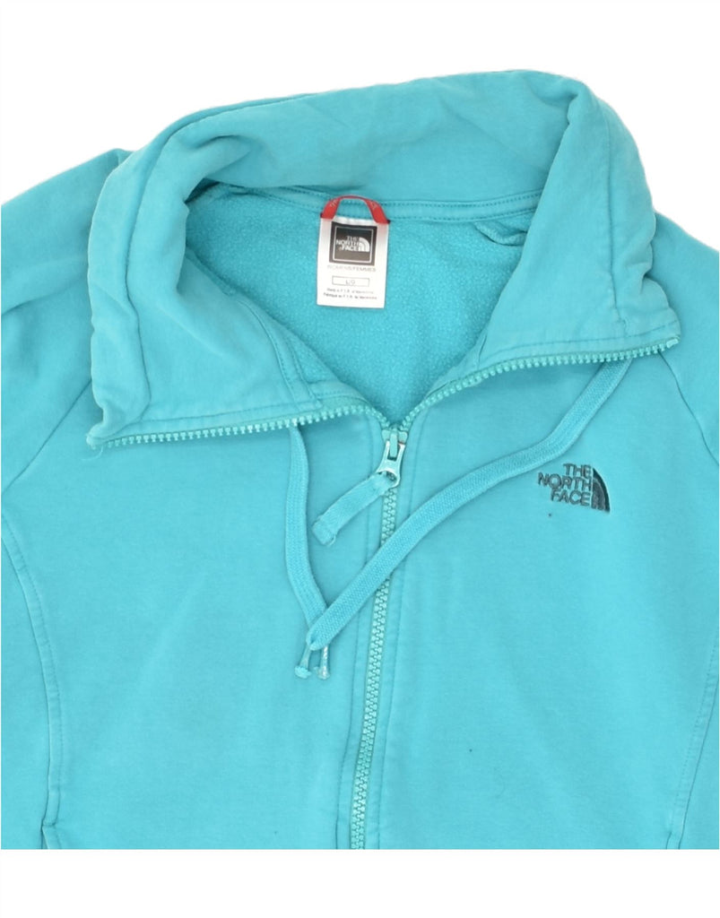 THE NORTH FACE Womens Tracksuit Top Jacket UK 14 Large Blue Cotton | Vintage The North Face | Thrift | Second-Hand The North Face | Used Clothing | Messina Hembry 