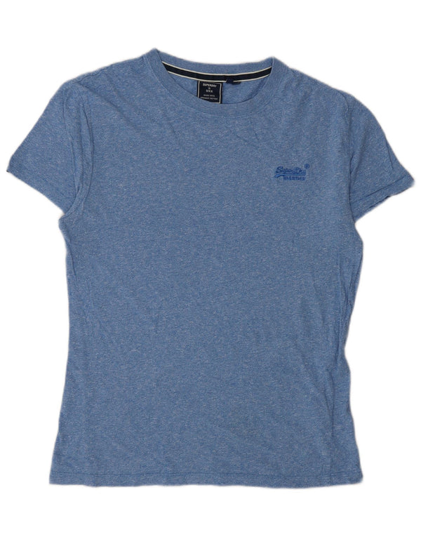 Superdry Mens T-Shirt Top Small Blue Cotton