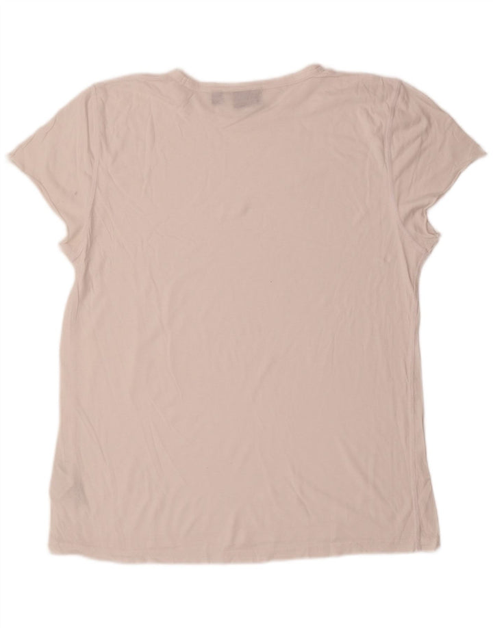 Cheap Monday Womens T-Shirt Top UK 16 Large White Cotton