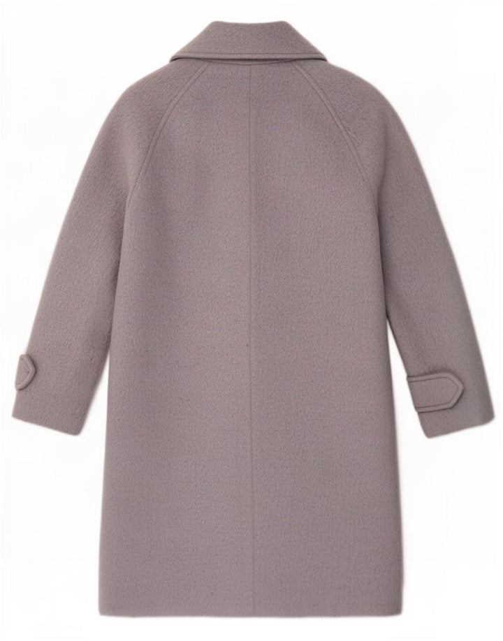Zara Womens Double Breasted Coat UK 10 Small Blue
