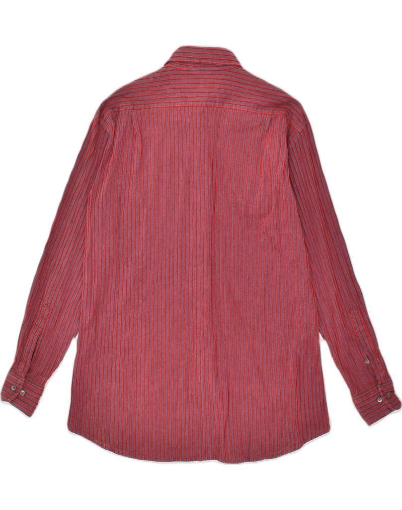 REPLAY Mens Shirt Large Red Striped Cotton | Vintage Replay | Thrift | Second-Hand Replay | Used Clothing | Messina Hembry 