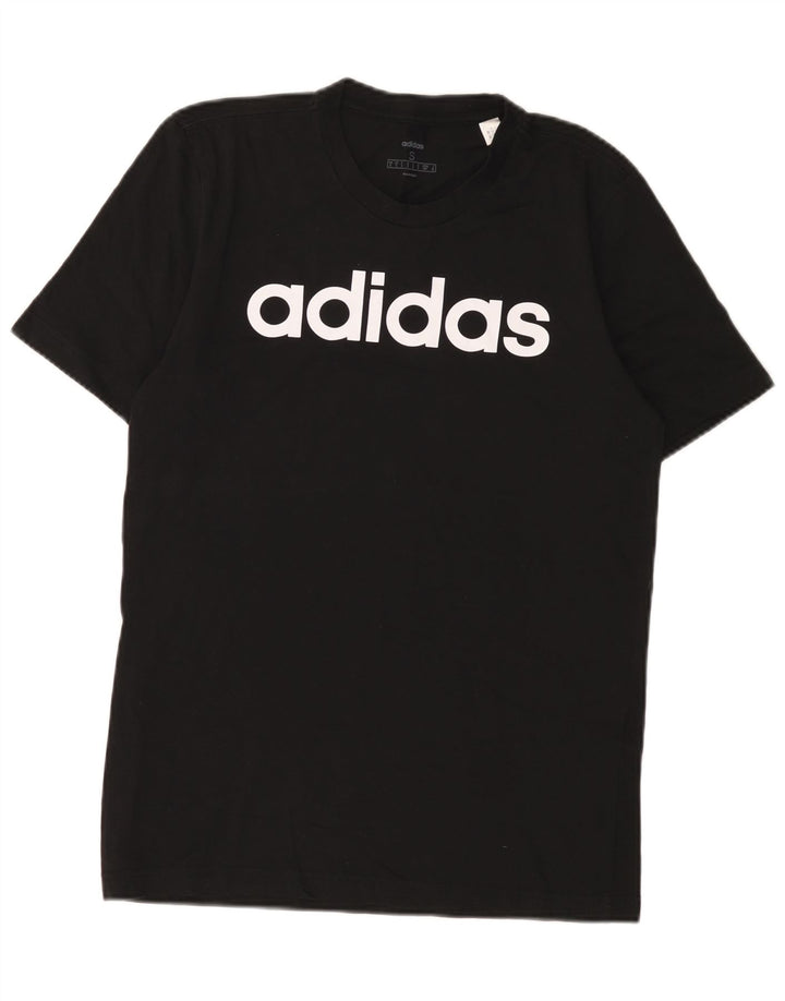Adidas Mens Graphic T-Shirt Top Small Black Cotton