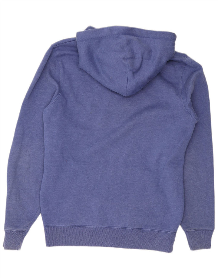 Jack Wills Mens Graphic Zip Hoodie Sweater Small Blue Cotton