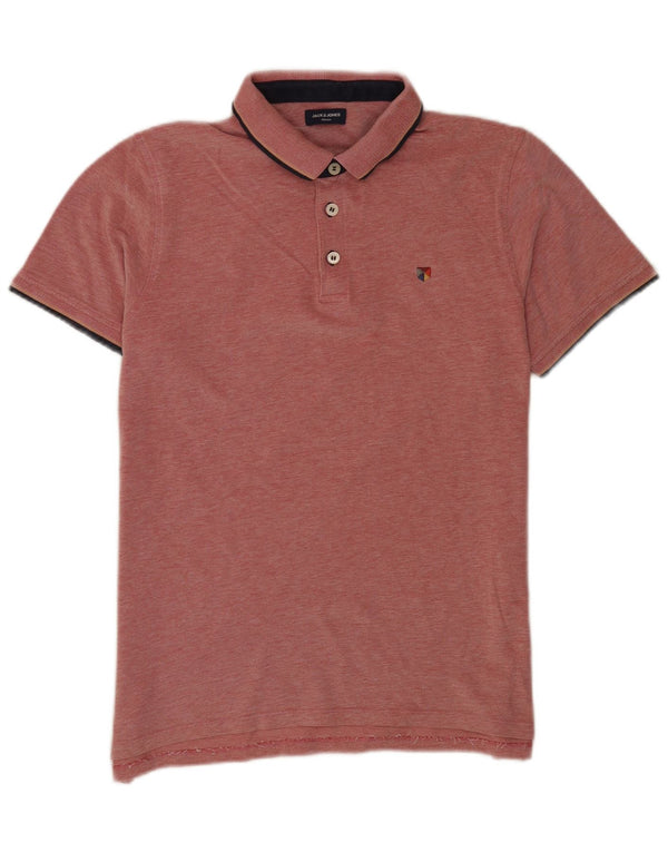 Jack & Jones Mens Polo Shirt XL Red