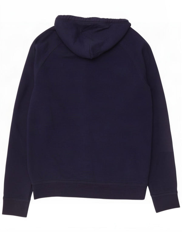 Gap Mens Graphic Zip Hoodie Sweater Large Navy Blue Cotton