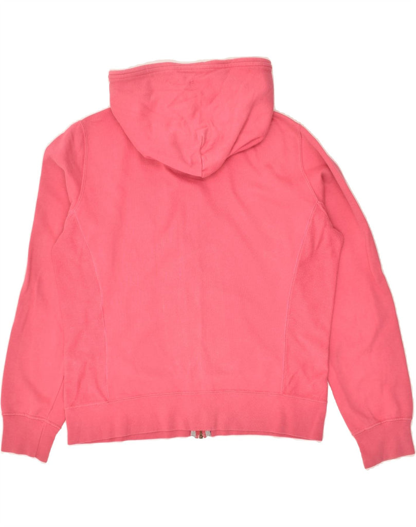 CHAMPION Womens Heritage Classics Zip Hoodie Sweater UK 16 Large Pink | Vintage Champion | Thrift | Second-Hand Champion | Used Clothing | Messina Hembry 