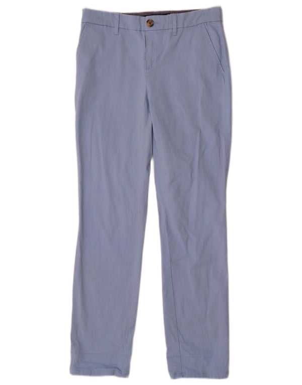 Tommy Hilfiger Womens Slim Chino Trousers US 4 Small W28 L28 Blue Cotton