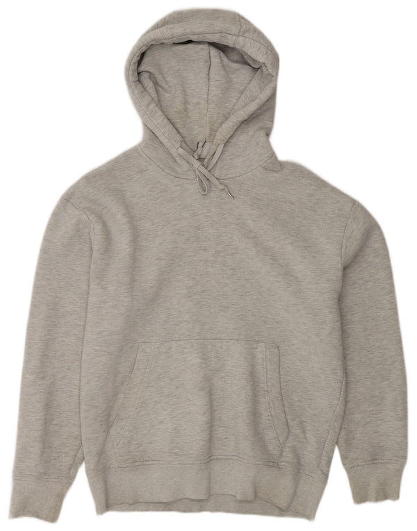 Zara Mens Hoodie Jumper Medium Grey Flecked