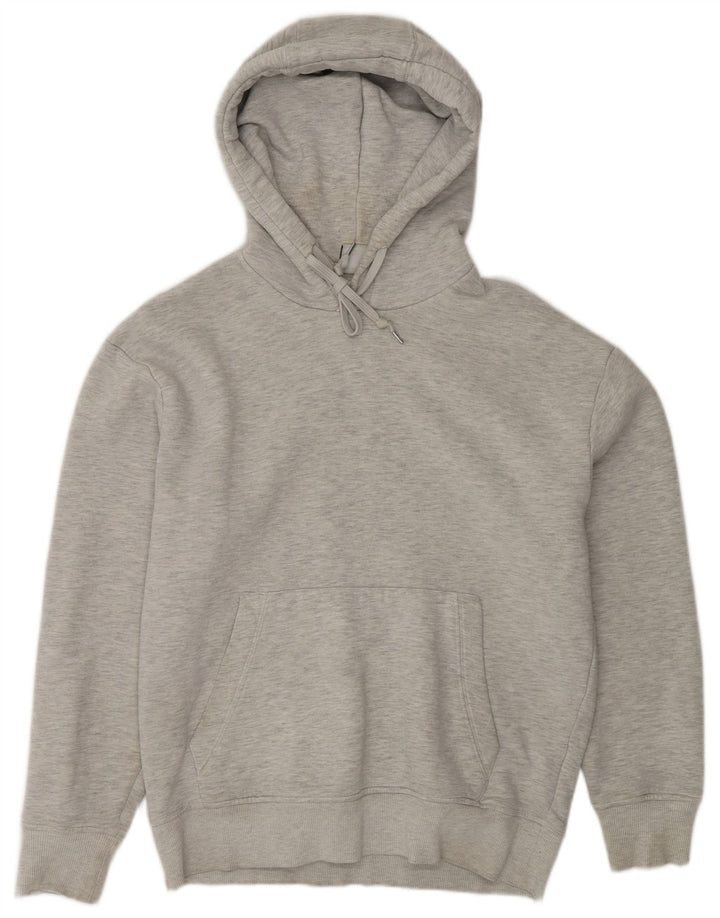 Zara Mens Hoodie Jumper Medium Grey Flecked
