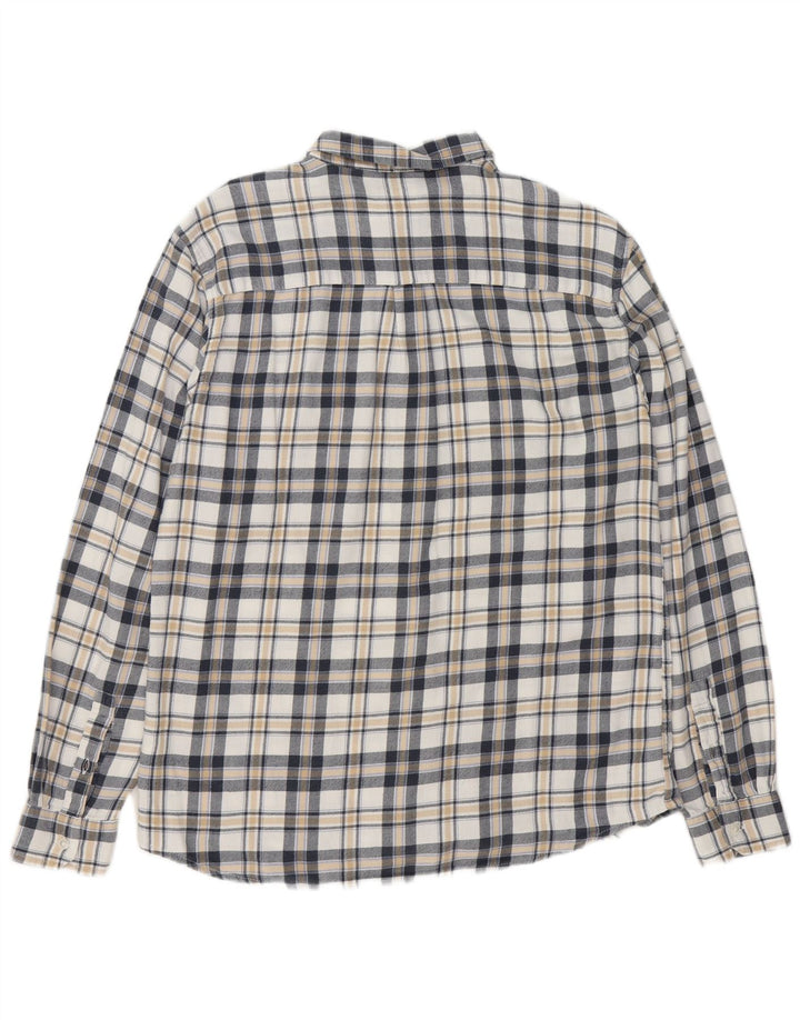 Wrangler Mens Regular Fit Flannel Shirt Large Multicoloured Check Cotton