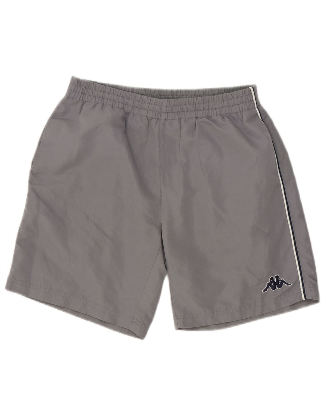 Kappa Mens Sport Shorts Small Grey Polyester