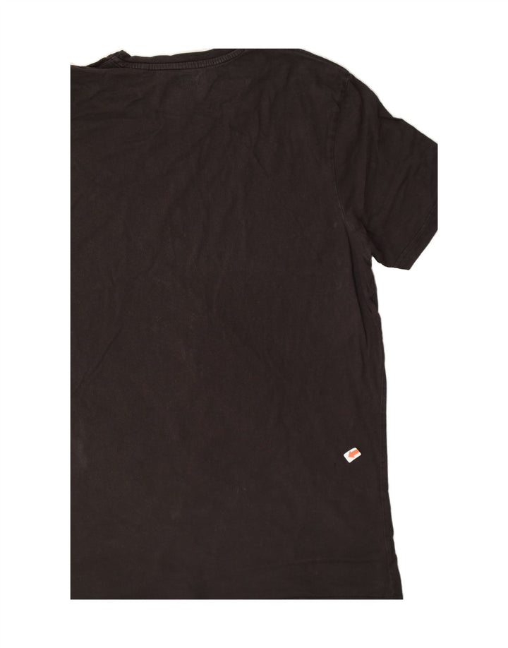 ALPHA INDUSTRIES Womens Graphic T-Shirt Top UK 14 Large Black Vintage Alpha Industries and Second-Hand Alpha Industries from Messina Hembry 