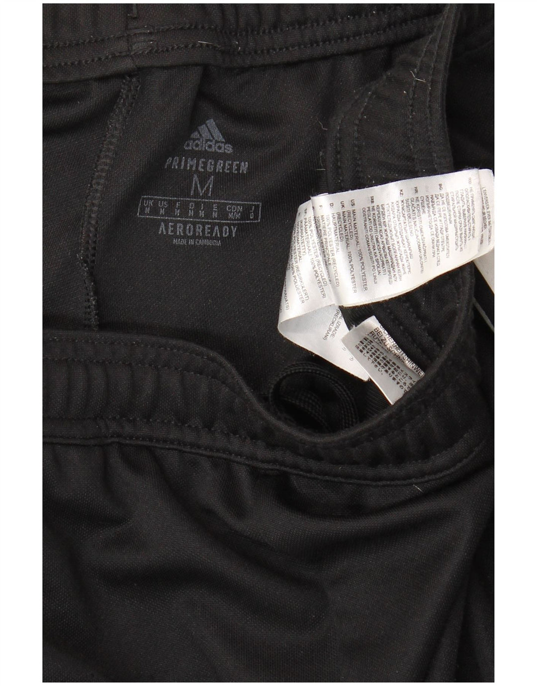 Adidas Mens Aeroready Tracksuit Trousers Medium  Black Polyester