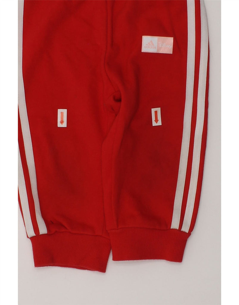 ADIDAS Baby Boys Joggers Tracksuit Trousers 6-9 Months Red Cotton | Vintage Adidas | Thrift | Second-Hand Adidas | Used Clothing | Messina Hembry 