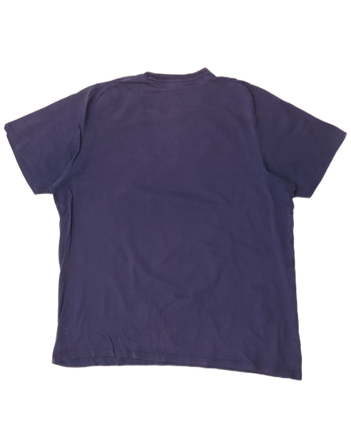 Adidas Mens Graphic T-Shirt Top XL Navy Blue