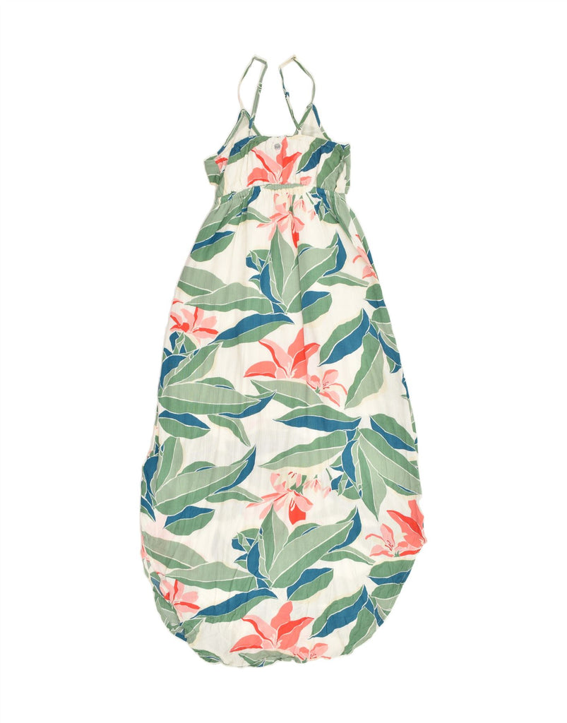 BILLABONG Womens Slip Dress UK 8 Small Green Floral Viscose | Vintage Billabong | Thrift | Second-Hand Billabong | Used Clothing | Messina Hembry 