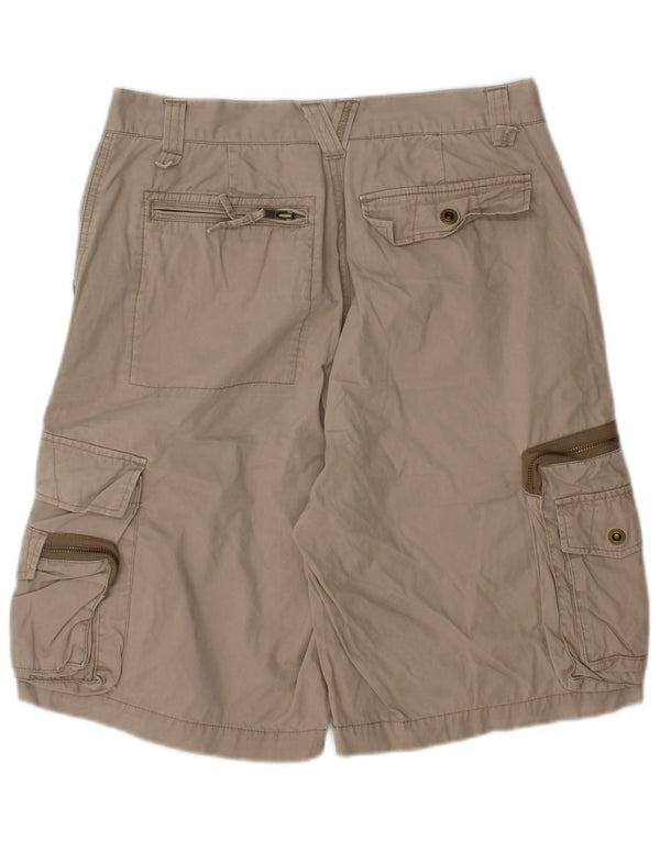 Celio Mens Cargo Shorts W38 XL Khaki Cotton