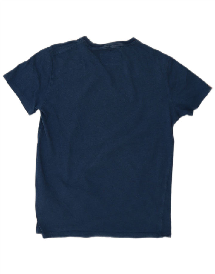 Superdry Mens T-Shirt Top Medium Navy Blue Cotton