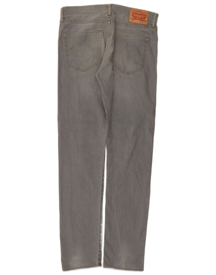 Levi's Mens 508 Tapered Jeans W31 L34 Grey Cotton